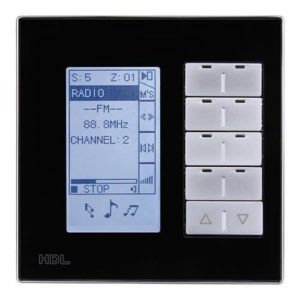 HDL KNX Intelligent DLP Switch 40-Fold EU – Black